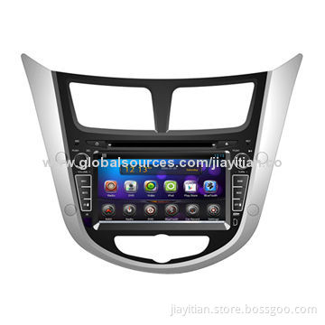 Android 4.2.2 Car DVD Players for Hyundai Solaris/Verna, with Wi-Fi and External 3G functions